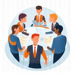Illustration representing automated outreach and communication